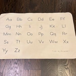 Gathre Micro Baby Changing Mat in Alphabet Print